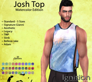 Ignition Josh Top Watercolor