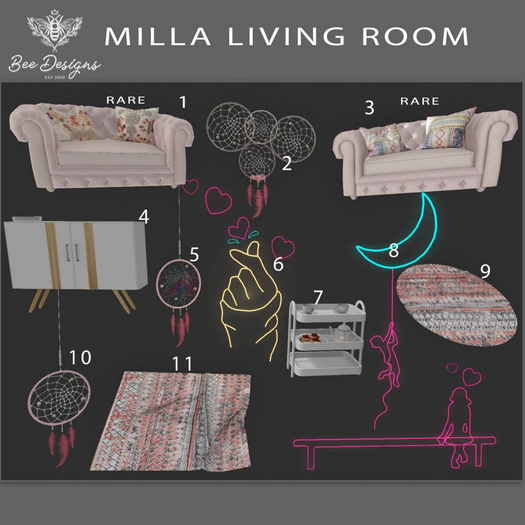 05 Bee Designs Milla Living room