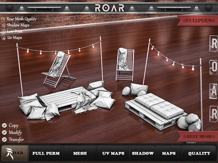 {::ROAR::} Fullperm Beach End Set  #2147