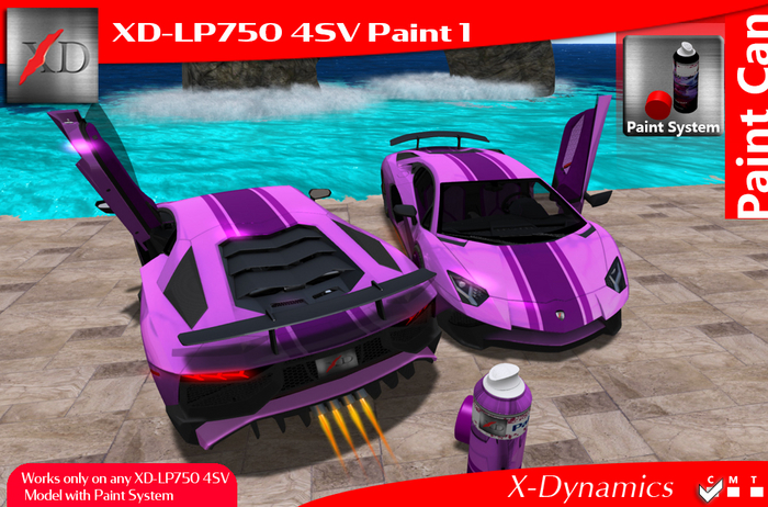 Paint Can XD-LP750 4SV-Paint 1 Boxed