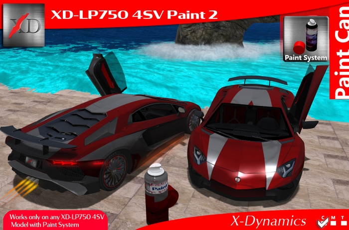 Paint Can XD-LP750 4SV-Paint 2 Boxed