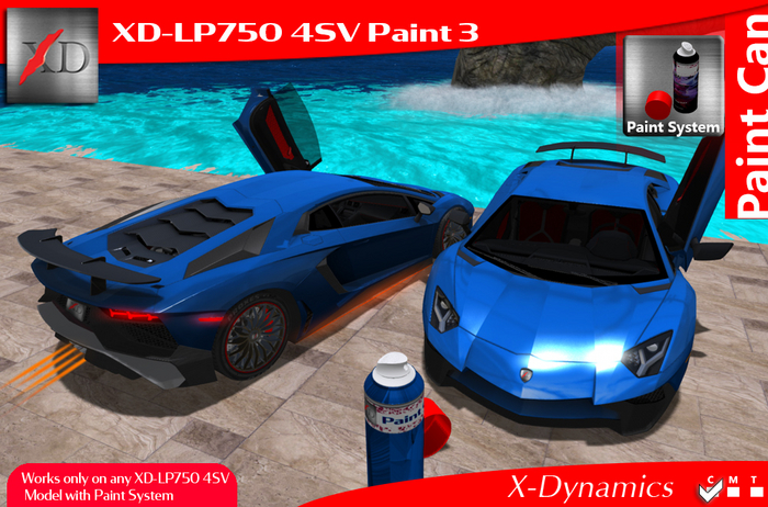 Paint Can XD-LP750 4SV-Paint 3 Boxed
