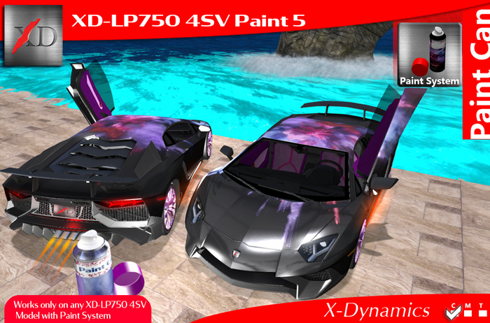 Paint Can XD-LP750 4SV-Paint 5 Boxed