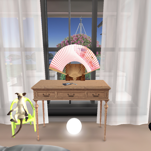 `*`Very Cherry`*`Asian Fan Decor - Romance