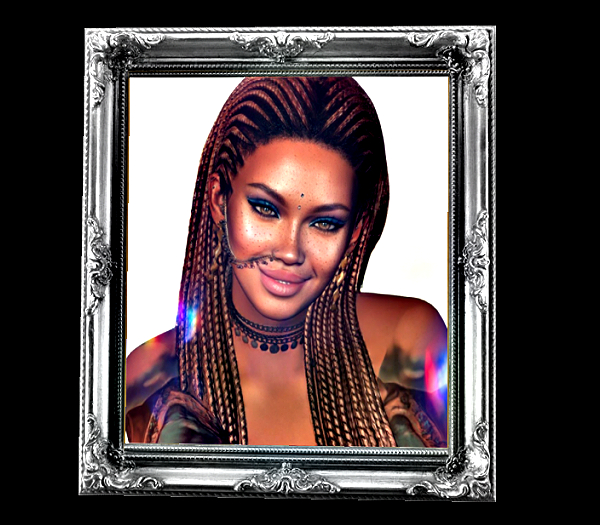 ~Silver-Dark ~ Frame ~Mesh