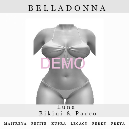 BELLADONNA  - Luna Bikini & Pareo DEMO