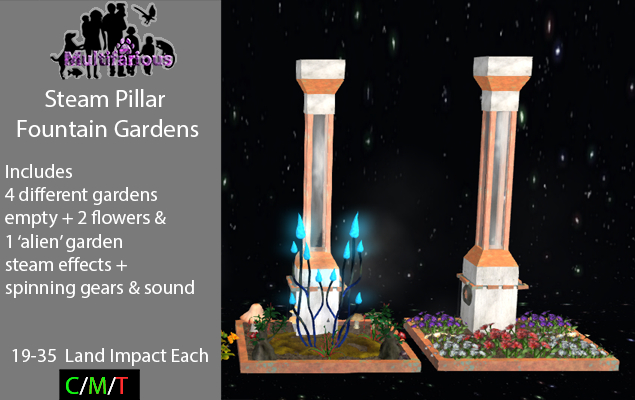 *M* Steam Pillar Fountain Gardens