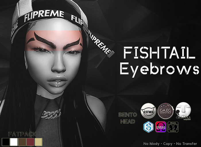[Hipster Style] FISHTAIL Brows FATPACK