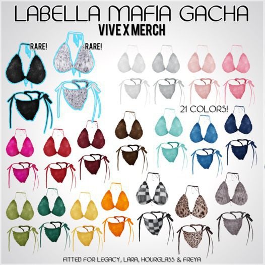 .: Vive x Merch :. LaBella Mafia Bikini - SnowLep - RARE