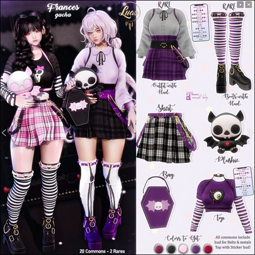 Luas Frances Top Purple