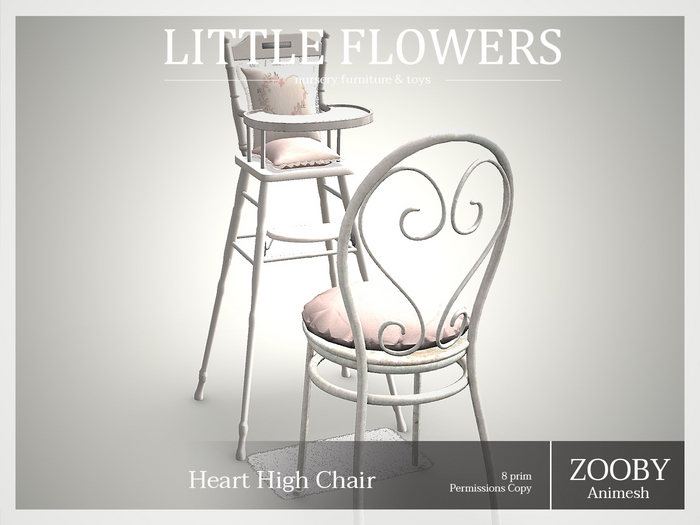 Heart High Chair - Zooby Animesh