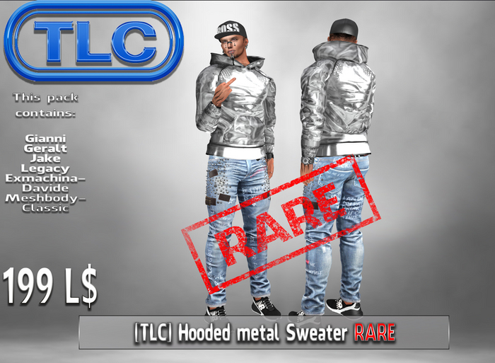 [TLC] Unpacker Metal sweater RARE