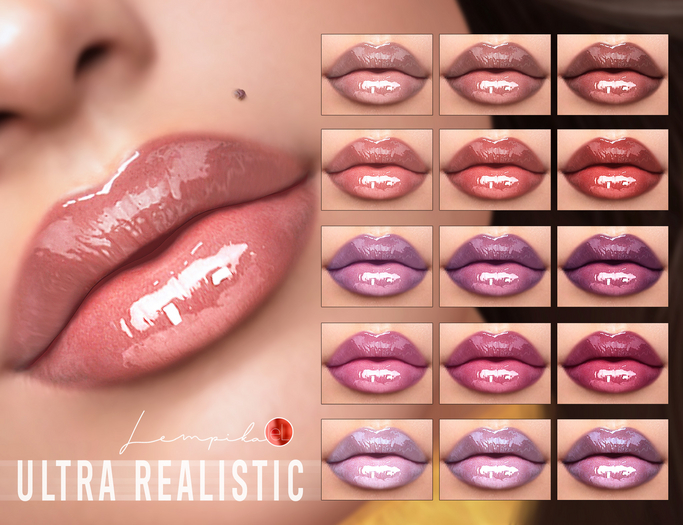 Lempika - 15 Lips Ultra Realistic Lelutka Evox #23