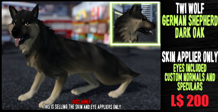 {WD} GSD DARK OAK :: TWI WOLF TEXTURE