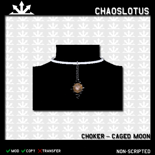 ~CL~ Choker: Caged Moon