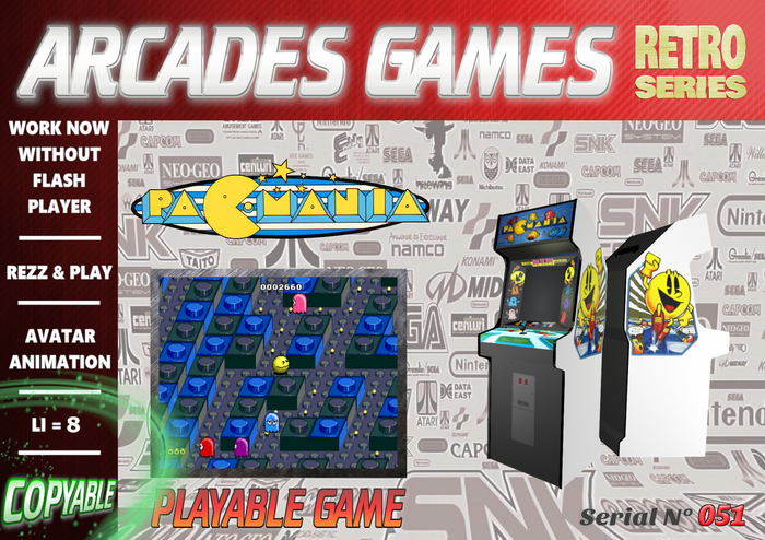 [051] = Pac Mania = Retro Arcades Games [BOX]