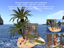 SR.store Gazebo scene with surfboards