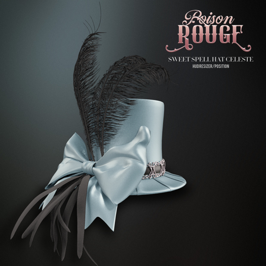 POISON ROUGE Sweet Spell Hat - Blue
