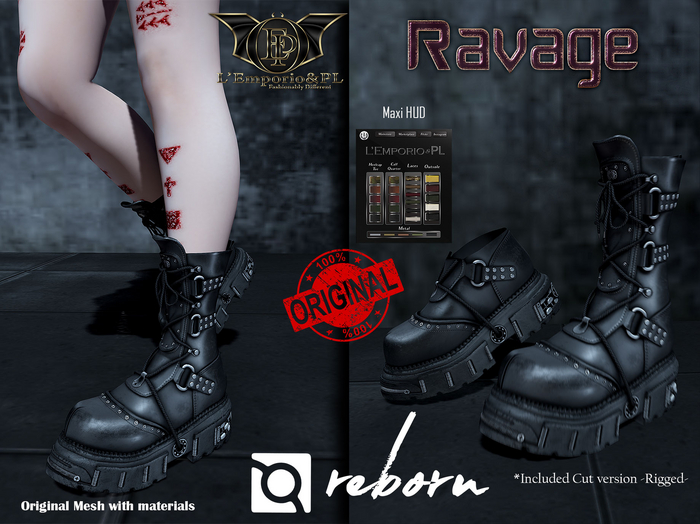 L'Emporio&PL ::*Ravage*::-Combat Boots -eBODY REBORN-