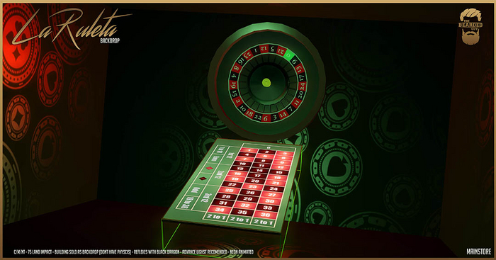 La Ruleta Backdrop - The Bearded Guy