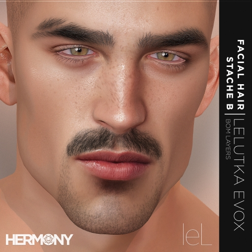 HERMONY / FACIAL HAIR / STACHE B / LEL EVOX