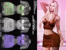 #KLUBB "Butterfly" Skirt [Au Natural]