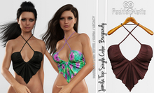 Jamila Top Burgundy - Maitreya Lara, Lara Petite, Kupra Original, Legacy - FashionNatic