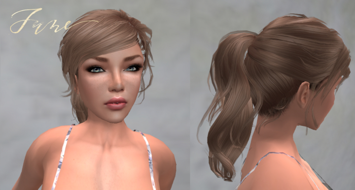 JUNE ~ Hair  Ponytail Blond