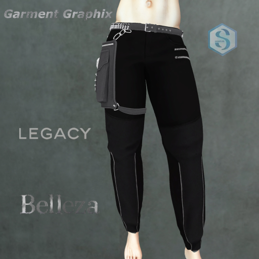 *GG - Black Skull Pants