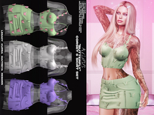 #KLUBB "Butterfly" Skirt [Jaded]