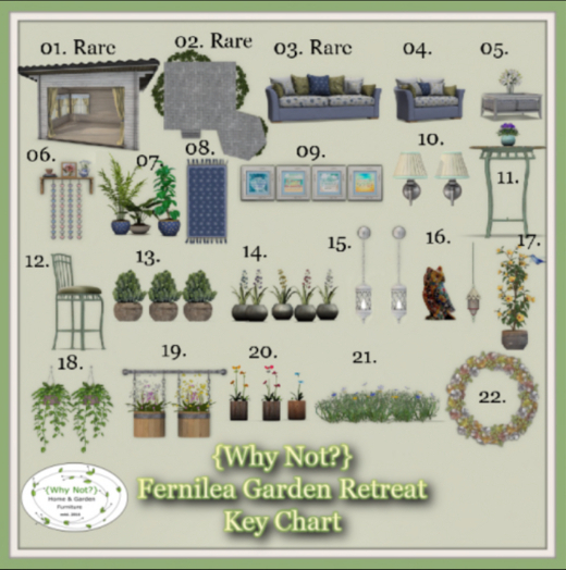02{Why Not?} Fernilea Garden Retreat Base RARE