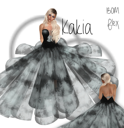 Kakia Bellflower Black Gown