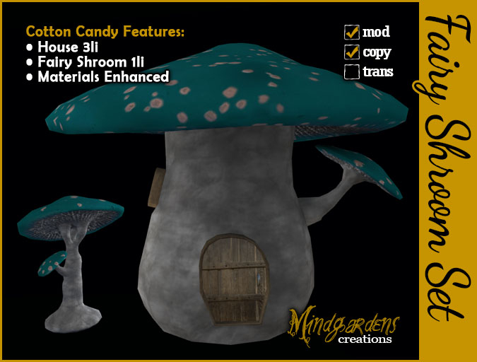 MG - Giant Fairy Mushroom - Cotton Candy - Copy/Mod