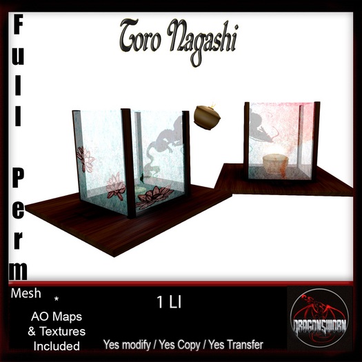 Full Perm Toro Nagashi (Floating Lanterns)
