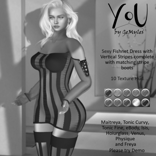 YoU By GeMyles Patsy Outfit and Heels DEMO