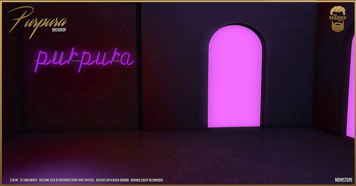 Purpura Backdrop - The Bearded Guy