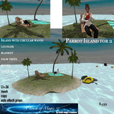 SMALL PARROT ISLAND FOR 2-BOX LI=36
