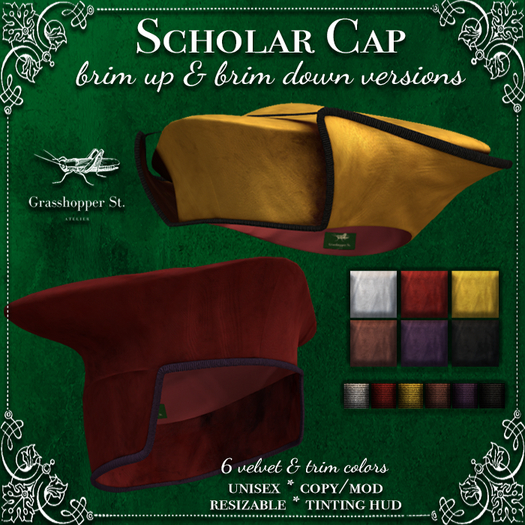 Grasshopper St Scholar Cap