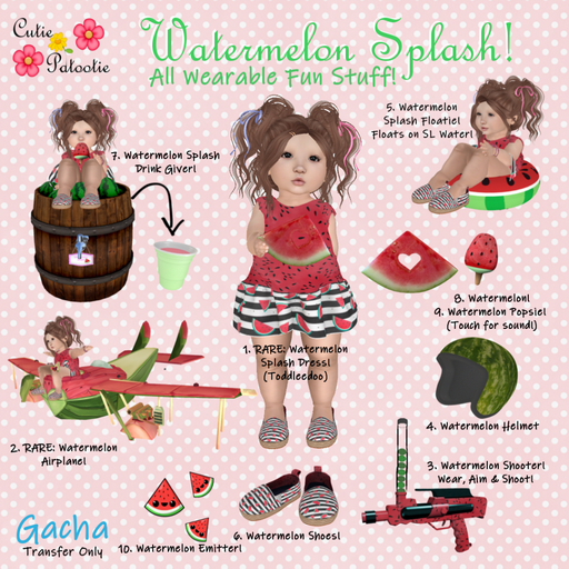 01 ::CP::  Watermelon Splash Dress TD only (Boxed) RARE