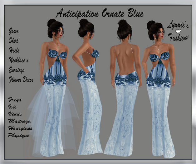 ANTICIPATION ORNATE BLUE UNPACK