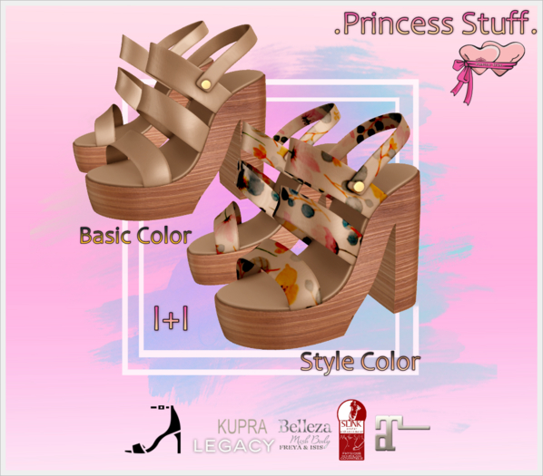 Second Life Marketplace - .Princess Stuff. [Summer Sandales] Beige ...