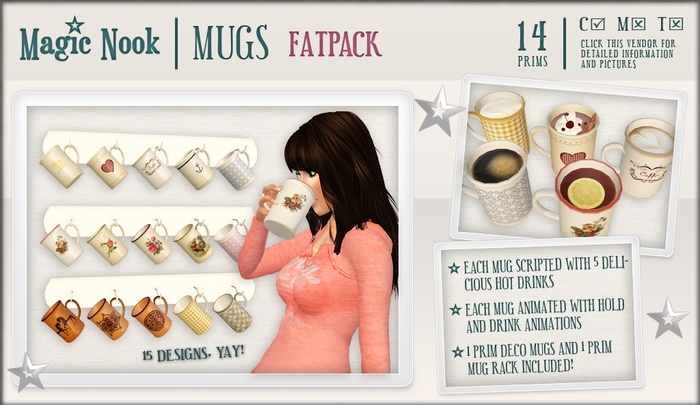 [MAGIC NOOK] Mugs (Fatpack)