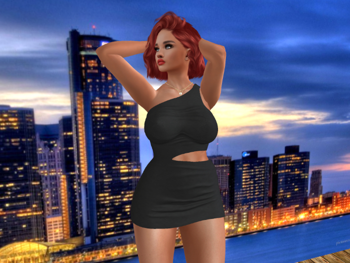 DEMO - Classy Cutaway Dress  - 