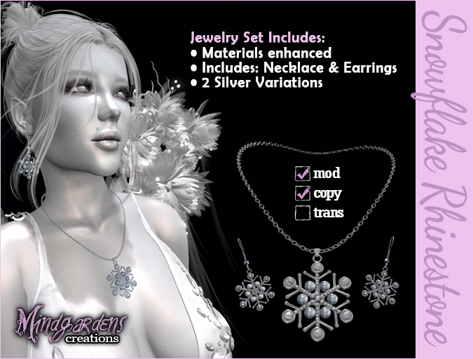 MG - Snowflake Jewelry Set - ADD