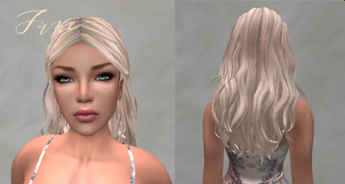 JUNE ~ Hair Long Wavy Hair Ice Blond