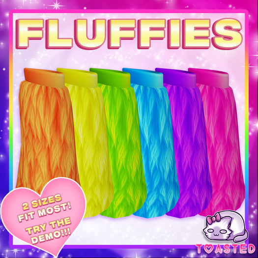 TOASTED // Fluffies NEON PACK