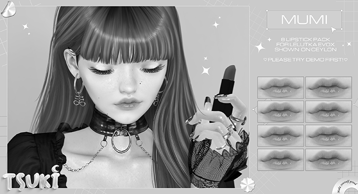 Tsuki / Mumi Lipstick / Lelutka EvoX (DEMO)