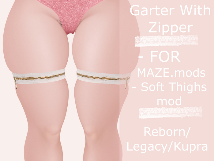 DARK-DANGERUS-Garter With Zipper-Reborn-Kupra-Legacy