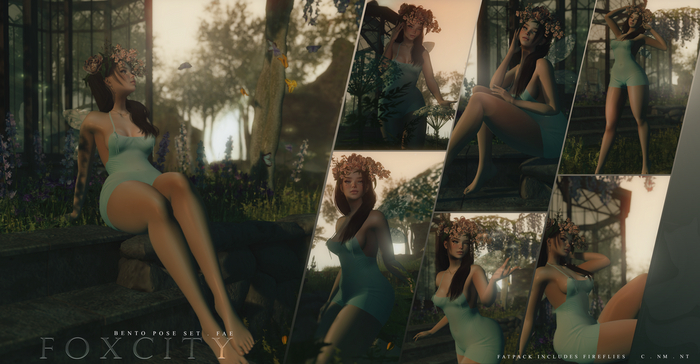 FOXCITY. Fae Bento Pose Set