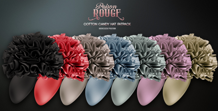 POISON ROUGE Cotton Candy Hat FATPACK